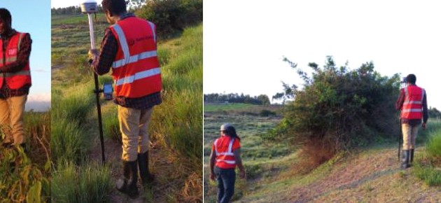 Topographic survey and dam site investigation at Narumoru